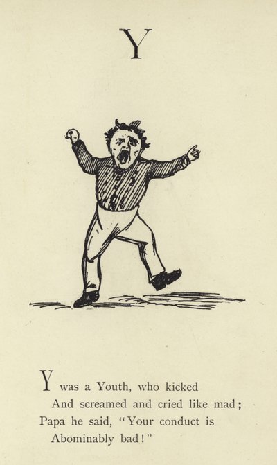 The Letter Y by Edward Lear